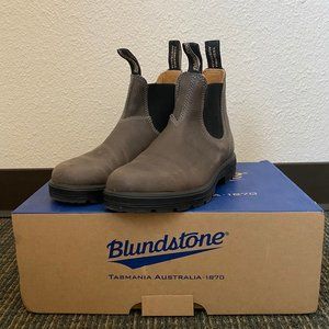 Blundstone Unisex Chelsea Pull-On Boots (Steel Grey)
